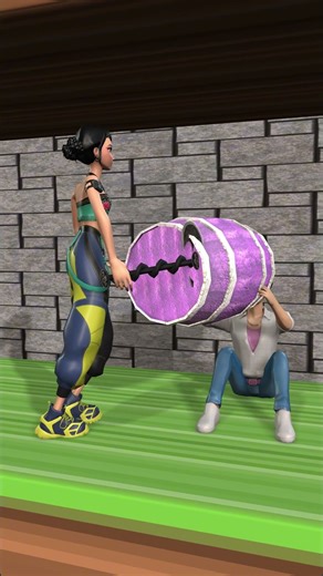 A hilarious moment between Rumi And Mira & Zoey 😱 #scaryteacher3d #familyfun #kpopdemonhunters