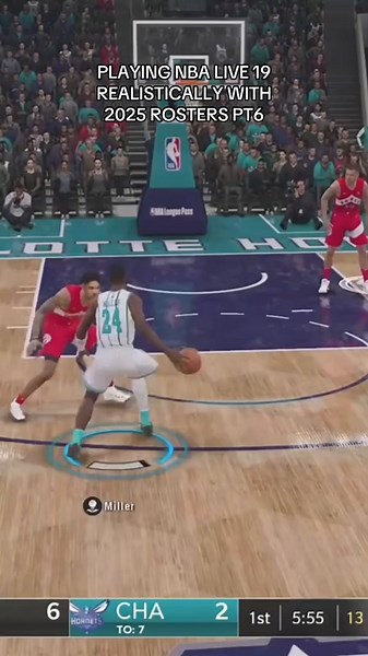NBA Live 19: Realistic Gameplay with 2025 Rosters