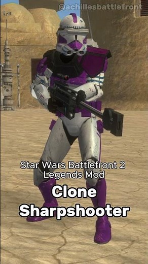 Clone Units - Star Wars Battlefront 2 Legends Mod #starwars #battlefront2 #shorts