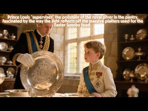She Stands Strong | Prince Louis "supervises"