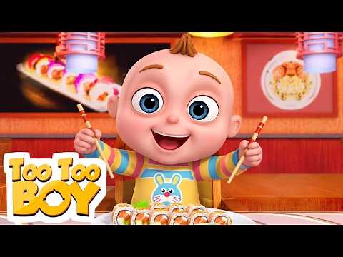 Sushi Adventure & More | Too Too Boy Compilation | Cartoon Animation for Kids
