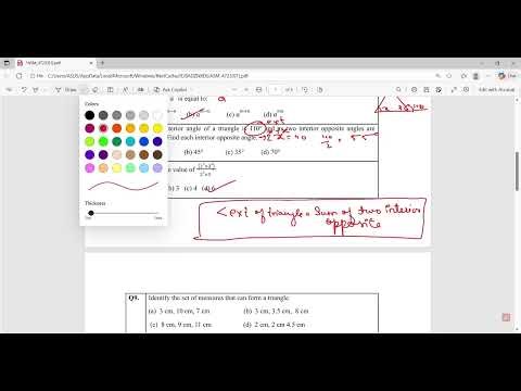 Class 7 Maths Question Paper Solution | Full Paper Solved | Step-by-Step