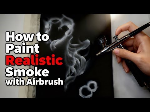 How to Paint Smoke with an Airbrush | Easy Smoke Effect Technique #smoke