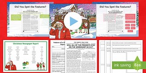KS2 The North Pole News: Christmas Newspaper Reports Activity Pack