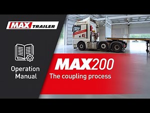 MAX200 operation manual: The coupling process