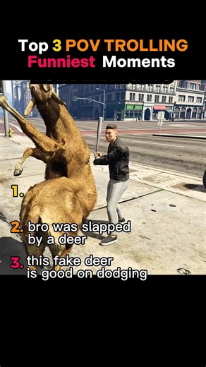 Top 3 Funniest GTA Trolling moments #gta #gaming #fypyoutube