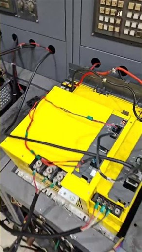 FANUC Power Supply Drive A06B-6140-H055 Test Video #FANUC #CNC #powersupplyrepair