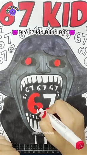 M ART VASION | ✨ 67 Kid ( SCP - 067 ) Analog Horror blind bag?! 👿✨😱☠️ 🌟FULL TUTORIAL ON YT M ART VASION🌟 FOLLOW▶@martvasion_ #67kid #gamebook #67... | Instagram
