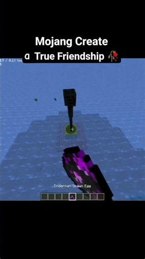 “Enderman = Best Friend?! 😳 #minecraft #shots #viral