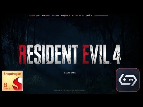 Resident Evil 4 Remake on GameHub Emulator | Snapdragon 8 Gen 2 Gameplay Test
