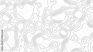 abstract topography background motion loop footage video with geo pattern