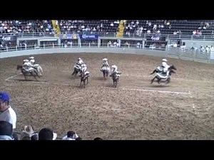 Female Mexican rodeo riders, in Guadalajara