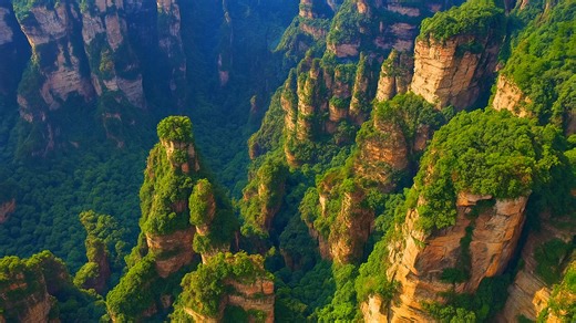 Stunning landscapes of Zhangjiajie National Park