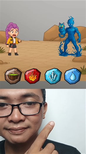 trick monster element fight #filter