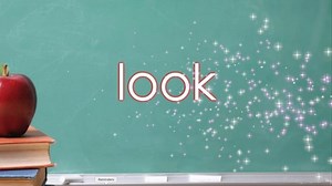 Sight word song..Let's learn how to read and spell the word "look"