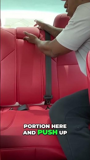 Hidden Tesla Model 3 & Y Headrest Trick! #shorts