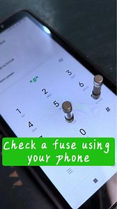 8.7K views · 40 reactions | A quick and simple way to test a fuse using your phone screen. Place the fuse on the screen and tap it. If the screen responds, the fuse is good. If there is no response, the fuse is dead. #FuseTest #Electronics #ElectricalBasics #Fuse #ElectronicsTips #DIYElectronics #ElectricalTesting | Ilmu Receh | Facebook
