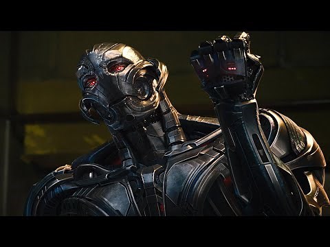 Ultron Powers Weapons Drones and Fighting Skills Compilation