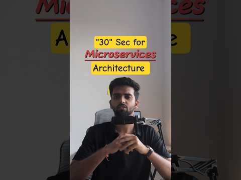 Microservices Explained in 1 Minute. Backend Development | REST API & Database Independence #restapi
