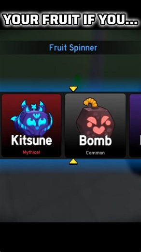 YOUR FRUIT IF YOU... #bloxfruits #shorts #roblox #trending