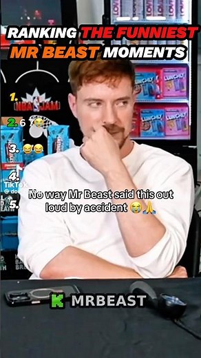 RANKING THE FUNNIEST MR BEAST MOMENTS 😂😂 #mrbeast #rankingshorts #youtubeshorts #shorts