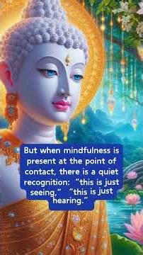 Guarding the sense doors in a world of distractions | #buddhateachings
