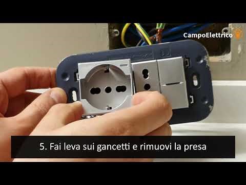Come Collegare una Presa Schuko Tedesca? Campoelettrico.it Tutorial Montaggio Fili