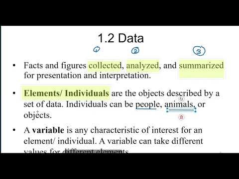 Chapter 1 Lecture Video Part 1