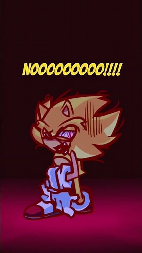 Fleetway Super Sonic's Defeat in FNF Schizomania #fleetwaysupersonic