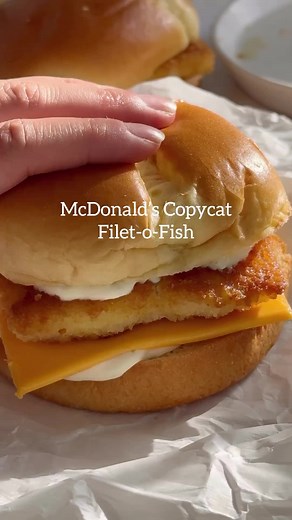 Homemade Filet-O-Fish Recipe with Tartar Sauce