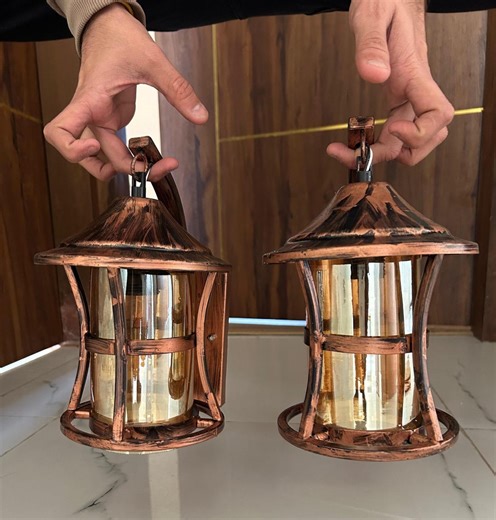 Antique Hand Painted Bronze Wall Sconces Pair | Hardwired Industrial Rustic Lantern Lamps | Farmhouse Lighting | Steampunk Style Wall Sconce - Etsy