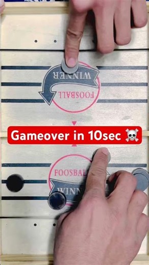 1v1 Game Ends in Just 10 Seconds 😱⚡ #foosball #1vs1 #GameOver#10Seconds#Foosball#FoosballGame