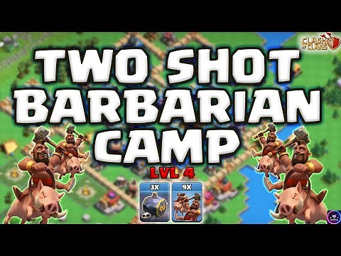 Barbarian Camp in Two Attacks | Level 4 | Clan Capital | Clash with Vivek