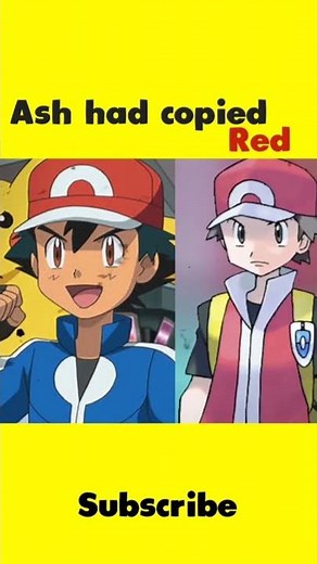 Ash Copied Red ! But how ? #shorts #pokemon