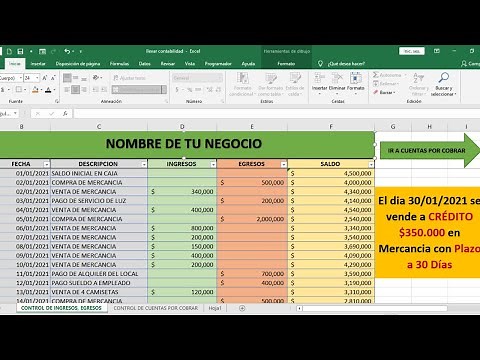 🤑 Como llevar la contabilidad de un Negocio Pequeño ( EXCEL Y CONTABILIDAD PARA EMPRENDEDORES)