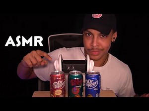 ASMR Trying American Dr Pepper For The First Time (DRINKING SOUNDS)