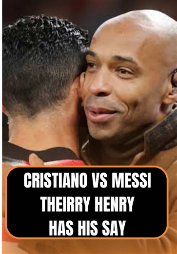 CRISTIANO VS MESSI | Theirry Henry has his say Speaking in 2014, The Arsenal legend has weighed in on the GOAT debate too. Is Henry being too critical of CR7, or is he giving honest analysis during the FIFA World Cup 2026? At 41 years old, Ronaldo is still chasing history with Portugal in the USA, but should team success matter more than individual goals? 🤔🏆 Messi vs Ronaldo. GOAT debate. World Cup legacy. The conversation never stops. 🔥 Who’s your GOAT? Cc: @Rio Ferdinand Presents #Cristiano