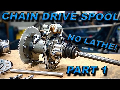 How to build an IRS Chain Drive Spool: Affordable Easy and NO LATHE!