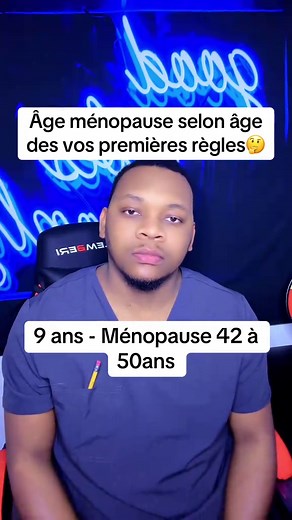 Âge de la ménopause selon vos premières règles