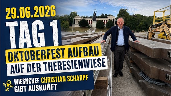Oktoberfest Aufbau Tag 1: Auftakt nach rechtlichen Hürden