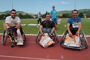Sur le parcours du 5 km, une dizaine de participants s’élanceront pour la course handisport