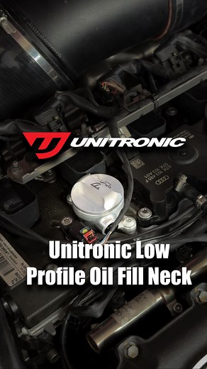 Iroz Motorsport on Instagram: "Clean bay. Serious function. Say goodbye to the plastic OEM oil neck and upgrade to the Unitronic Billet Low-Profile Oil Fill Neck — engineered for RS3 & TTRS platforms. • Sleek, anodized finish • Built-in crankcase pressure port Looks that match the performance. Now available at irozmotorsport.com 👇 🛒 Link in bio. #IrozMotorsport #Unitronic #RS3 #TTRS #AudiRS3 #AudiTTRS #Daza #EA855 #BuiltNotBought #AudiLife #EngineBayGoals #PerformanceParts #CarMods #CrankcaseP