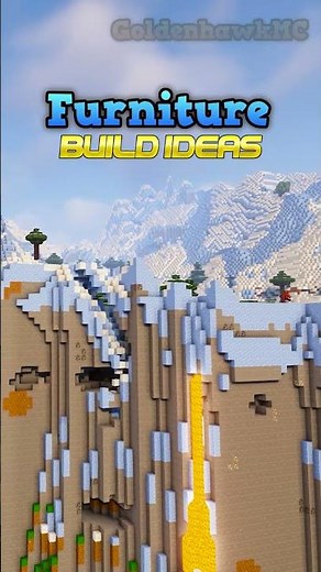 Minecraft Furniture Build Ideas #minecraft #minecraftshorts #minecraftbuilding