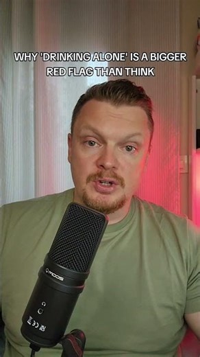 Why 'drinking alone' is a bigger red flag than you think #shorts #stopdrinkingalcohol #drinkingalone