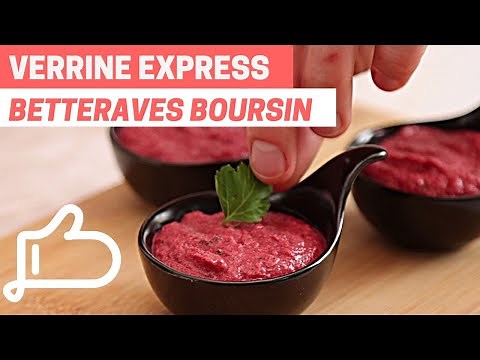 VERRINE EXPRESS BETTERAVE BOURSIN