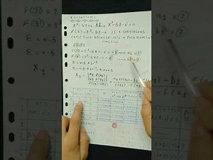 Numerical Analysis - The False Position Method explained in Arabic - Numerical Analysis