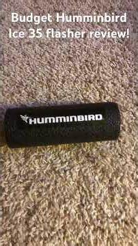 Budget Humminbird Ice 35 flasher review!