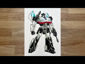 How to draw Jazz (transformers)