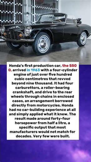 Japan Built A Sports Car With An Engine That Revved To 10,000 RPM In 1963