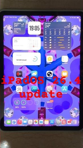 Update my iPad Air 5(256GB) to iPadOS 26.4